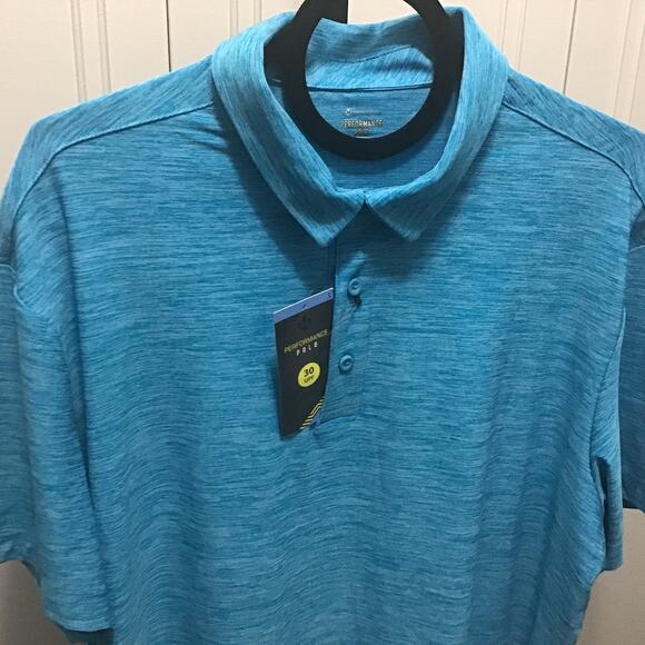 NWT Member's Mark Men's Short Sleeve Performance Polo - Size Large - Picture 4 of 6